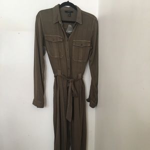 Khaki Green Jumpsuit